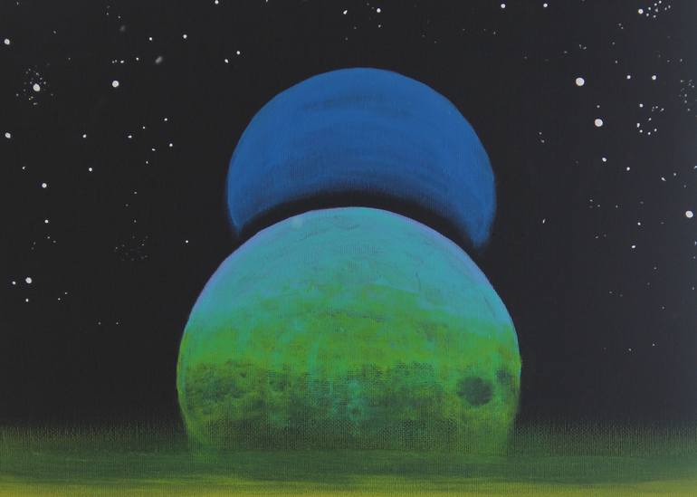 Original Conceptual Fantasy Painting by Serguei Borodouline