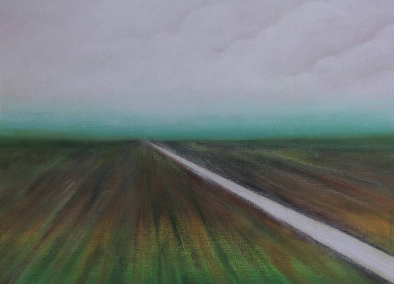 Original Impressionism Landscape Painting by Serguei Borodouline