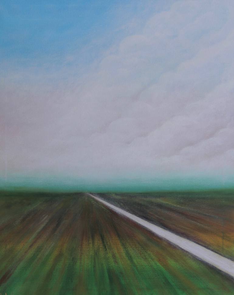 Original Impressionism Landscape Painting by Serguei Borodouline