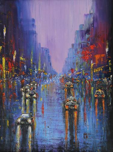 Print of Impressionism Cities Paintings by Serguei Borodouline