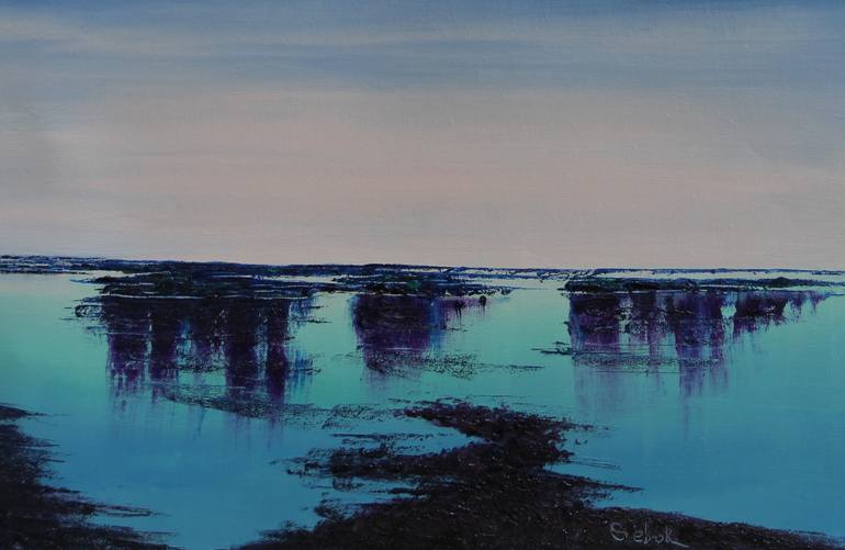 Original Impressionism Landscape Painting by Serguei Borodouline
