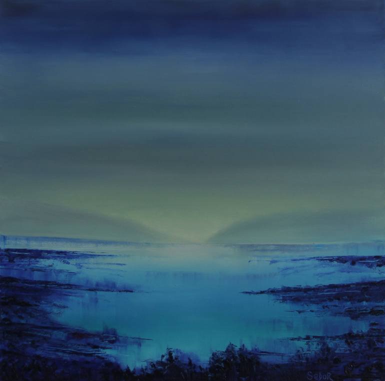 Original Impressionism Landscape Painting by Serguei Borodouline