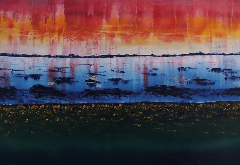 Original Abstract Painting by Serguei Borodouline