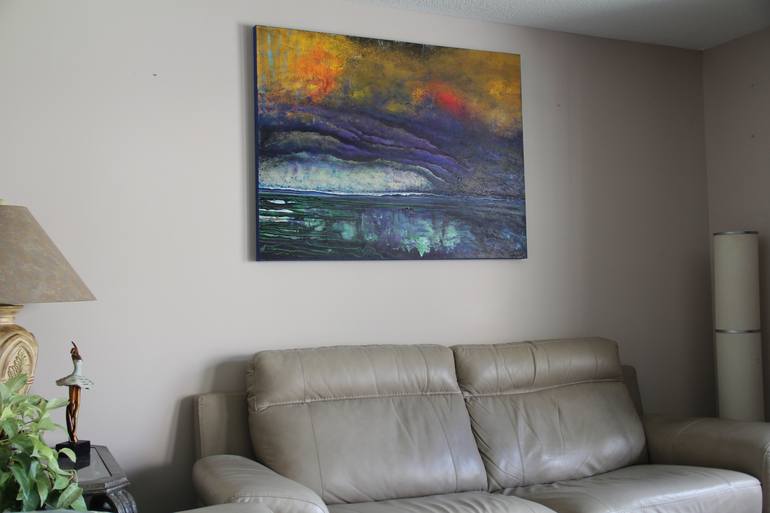 Original Abstract Painting by Serguei Borodouline