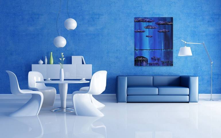 Original Surrealism Abstract Painting by Serguei Borodouline