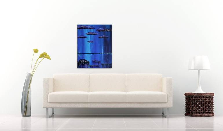 Original Surrealism Abstract Painting by Serguei Borodouline