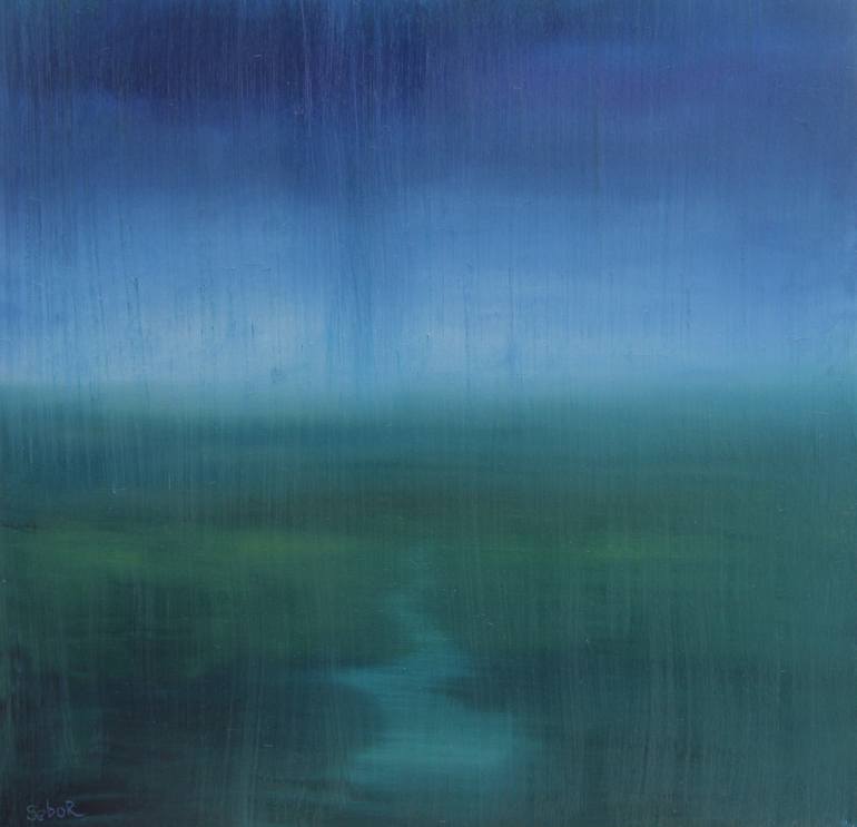 Original Impressionism Landscape Painting by Serguei Borodouline