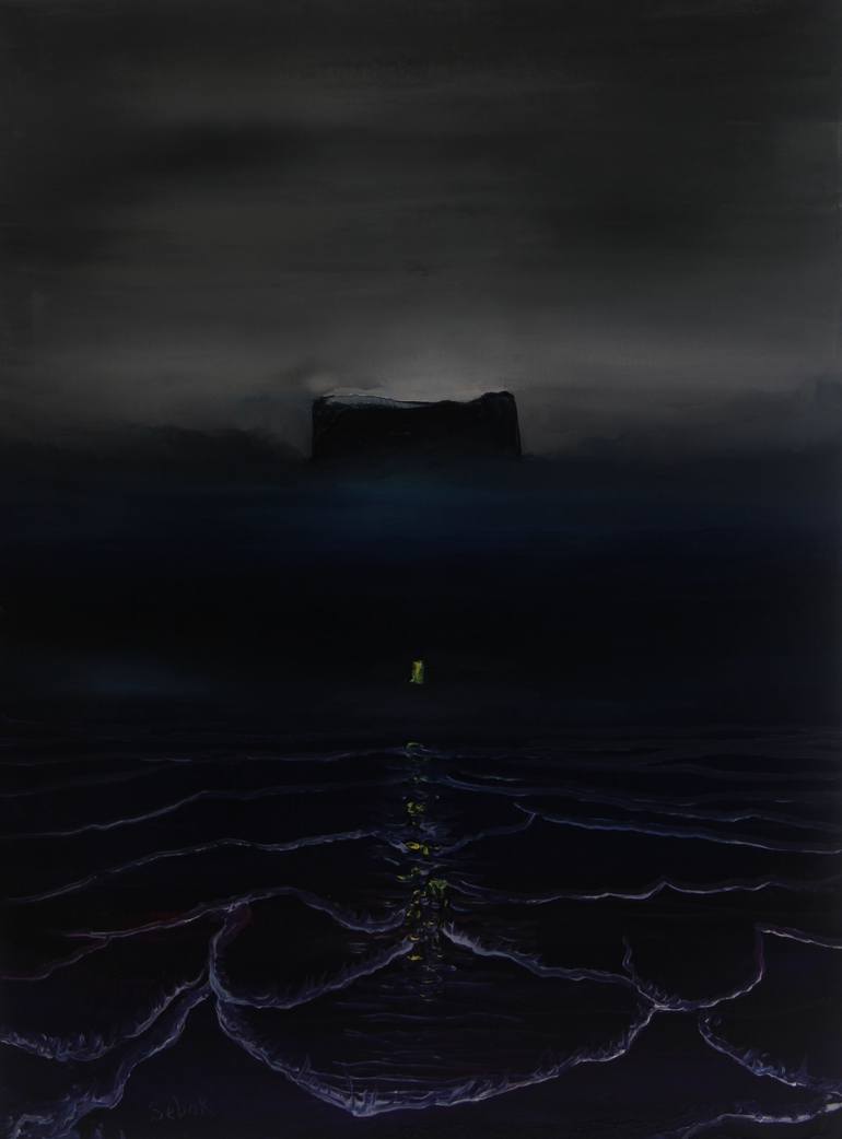 Original Surrealism Abstract Painting by Serguei Borodouline