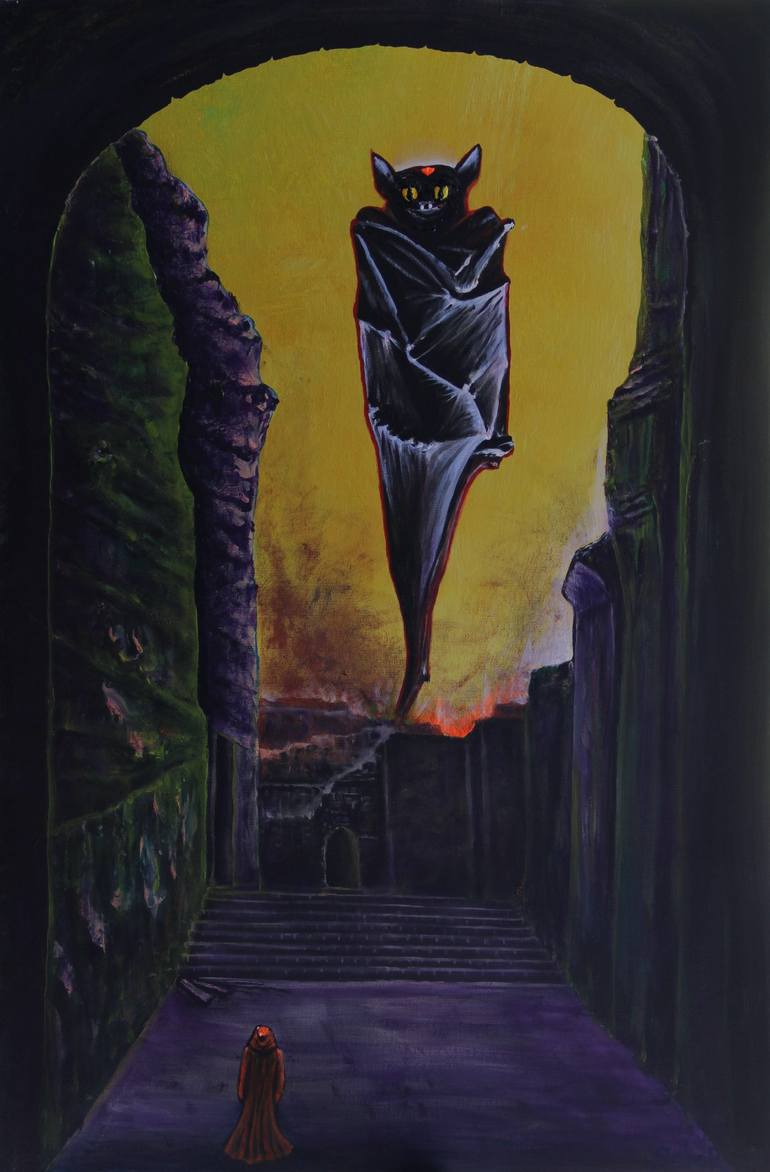 Original Fantasy Painting by Serguei Borodouline