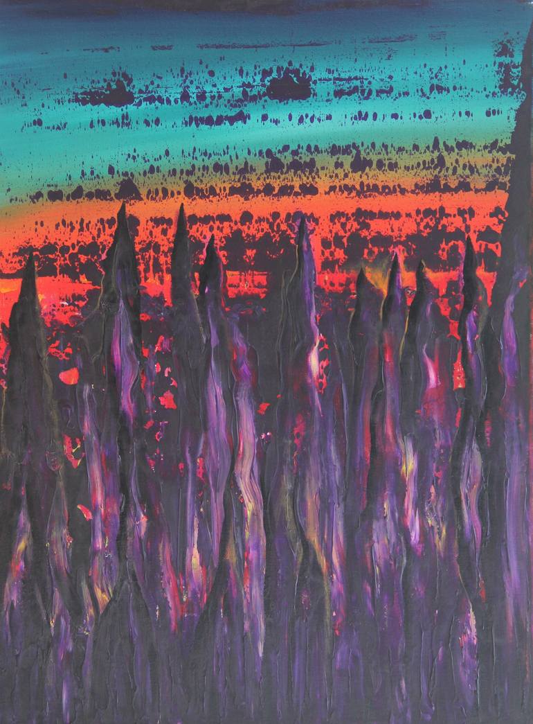 Original Surrealism Abstract Painting by Serguei Borodouline