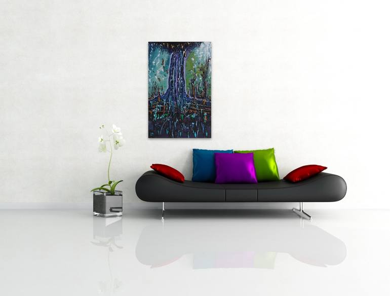 Original Abstract Painting by Serguei Borodouline