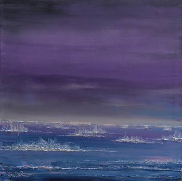 Original Abstract Seascape Paintings by Serguei Borodouline