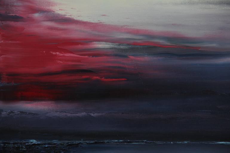Original Abstract Landscape Painting by Serguei Borodouline