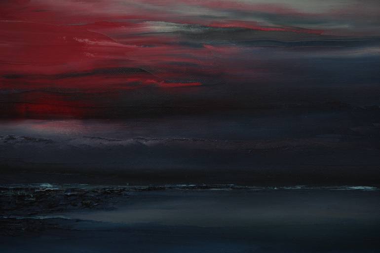 Original Abstract Landscape Painting by Serguei Borodouline