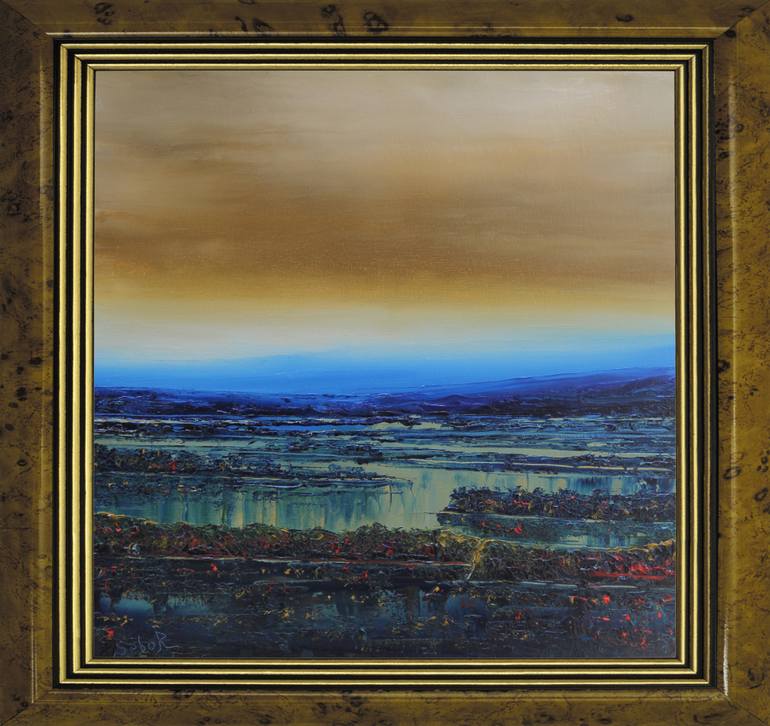 Original Impressionism Landscape Painting by Serguei Borodouline