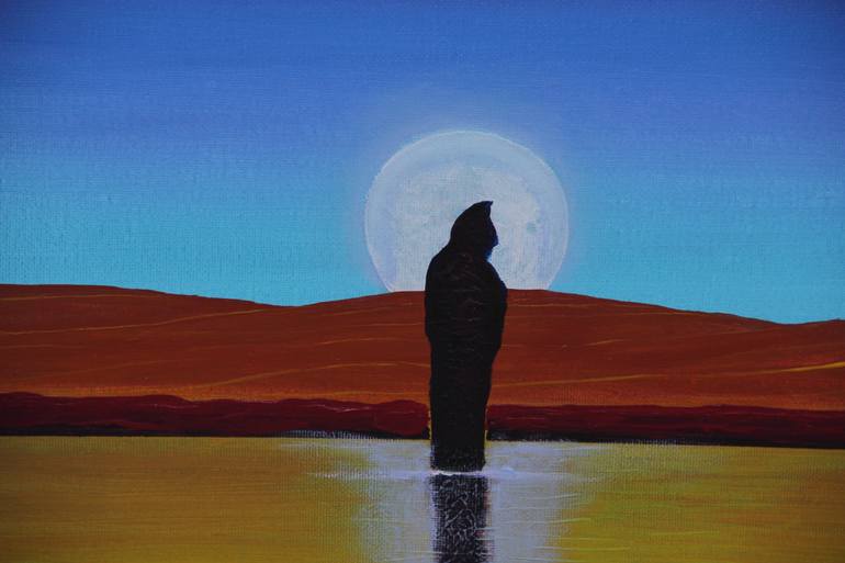 Original Surrealism Fantasy Painting by Serguei Borodouline