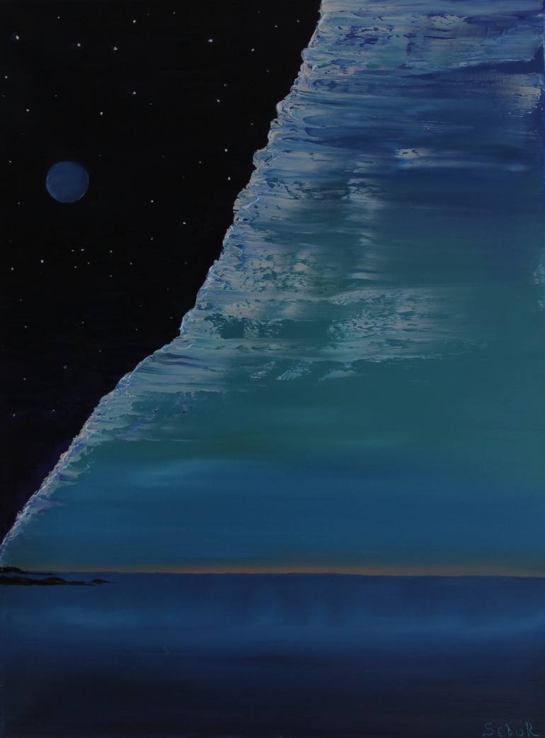 Original Surrealism Fantasy Painting by Serguei Borodouline