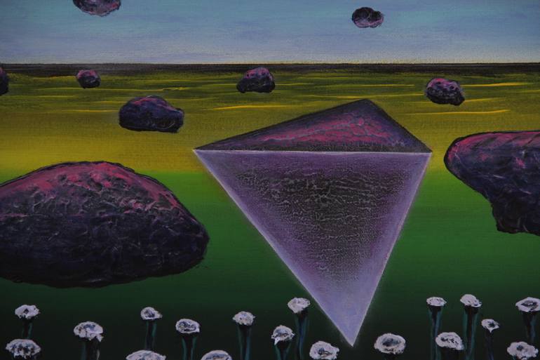 Original Surrealism Abstract Painting by Serguei Borodouline