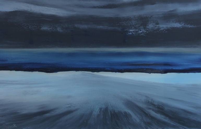 Original Abstract Fantasy Painting by Serguei Borodouline
