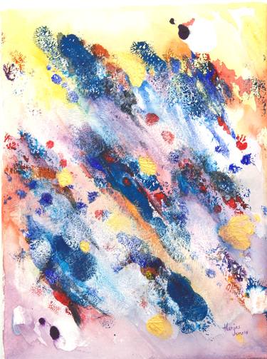 Print of Abstract Paintings by Harjas Kaur