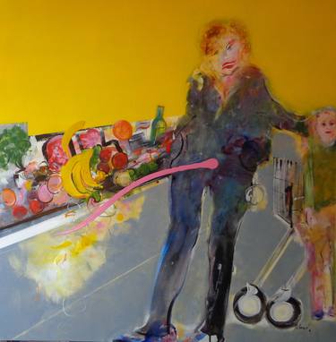 Original Figurative People Paintings by mark silwood