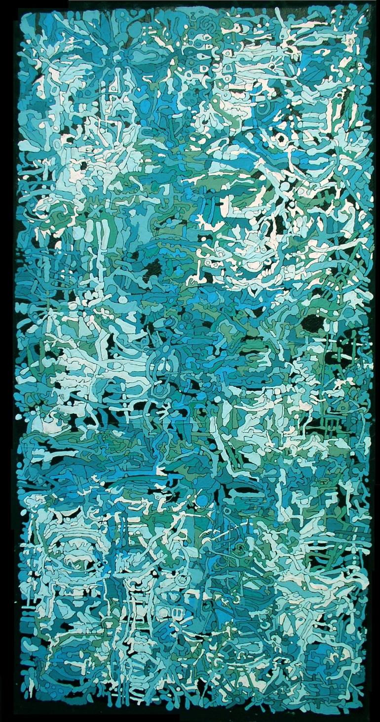 Original Abstract Expressionism Abstract Painting by motes s