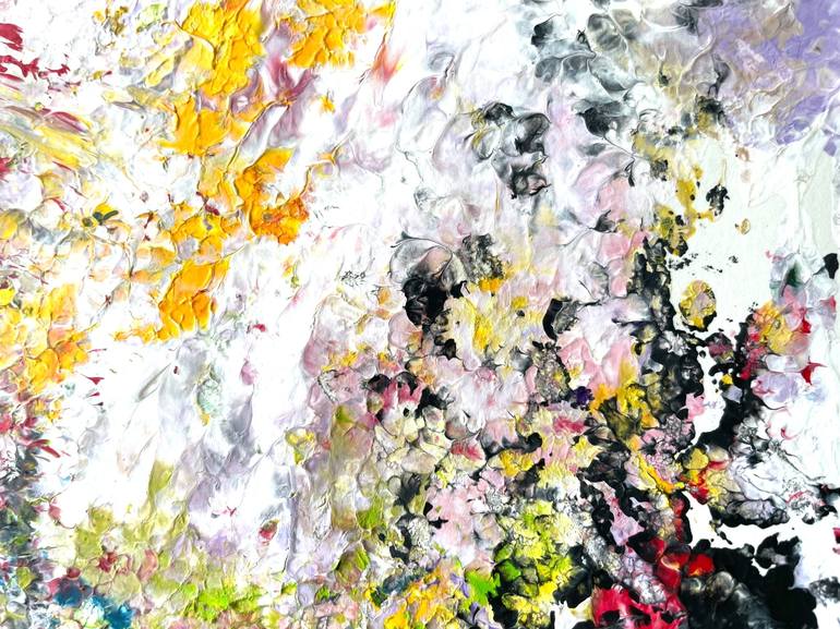 Original Abstract Expressionism Abstract Painting by Christel Haag