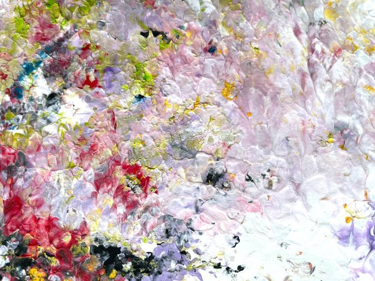 Original Abstract Expressionism Abstract Painting by Christel Haag