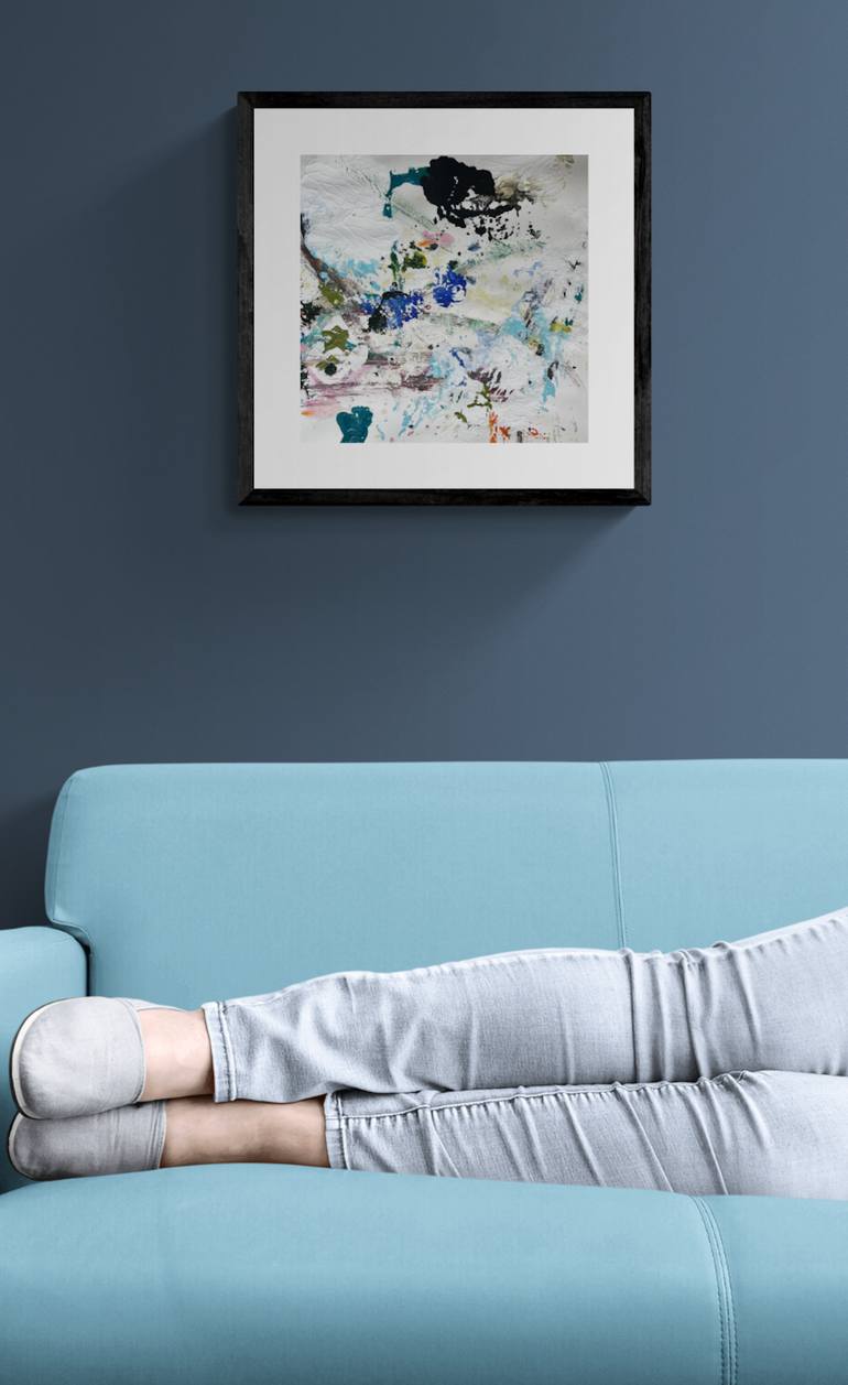 Original Abstract Expressionism Abstract Painting by Christel Haag