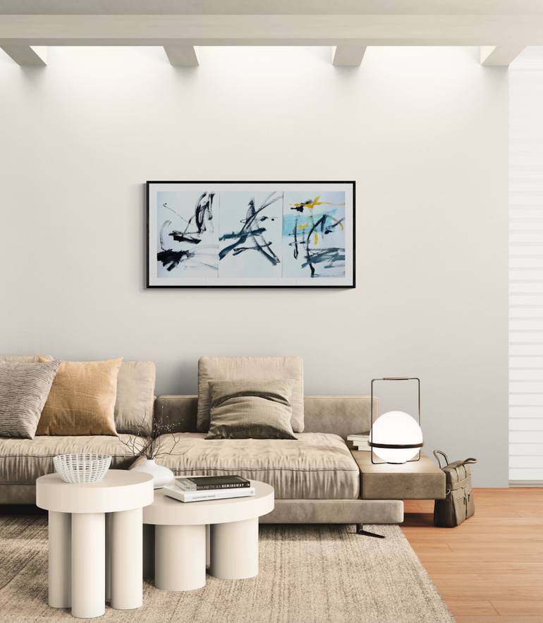 Original Abstract Expressionism Abstract Painting by Christel Haag