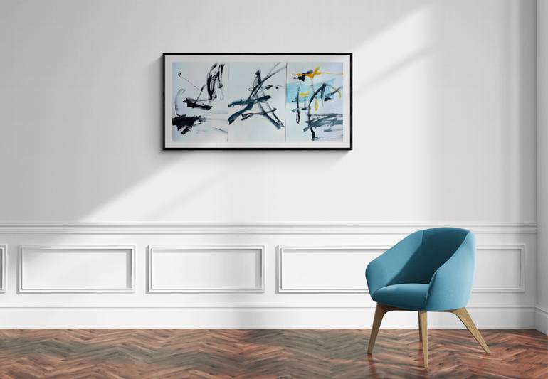 Original Abstract Expressionism Abstract Painting by Christel Haag