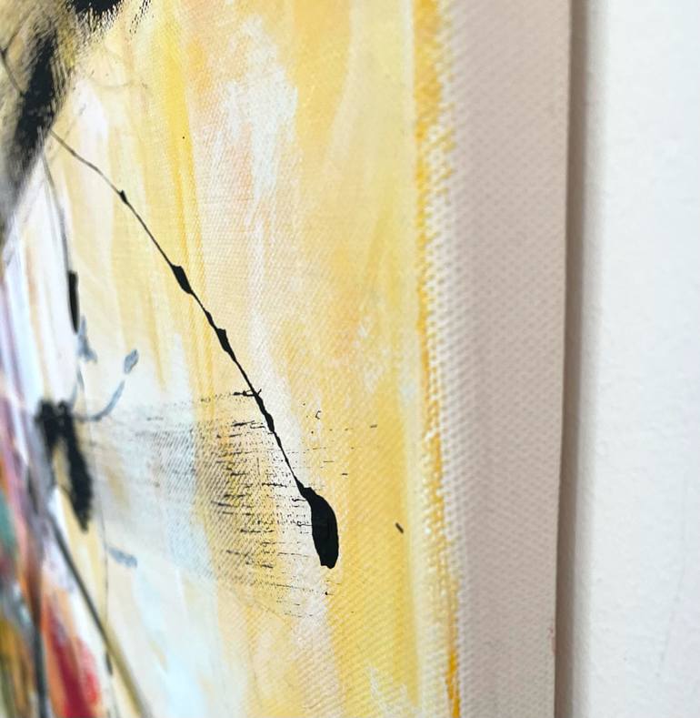 Original Abstract Expressionism Abstract Painting by Christel Haag