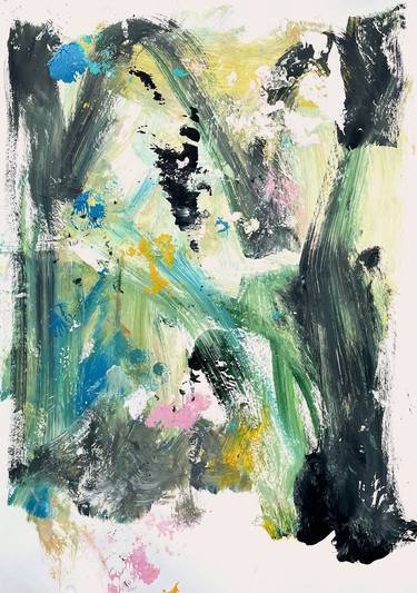 Print of Abstract Expressionism Abstract Paintings by Christel Haag