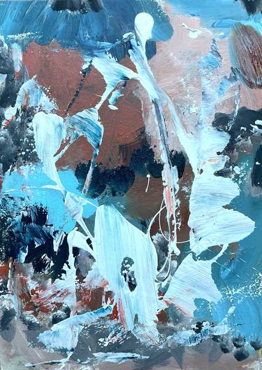 Print of Abstract Expressionism Abstract Paintings by Christel Haag