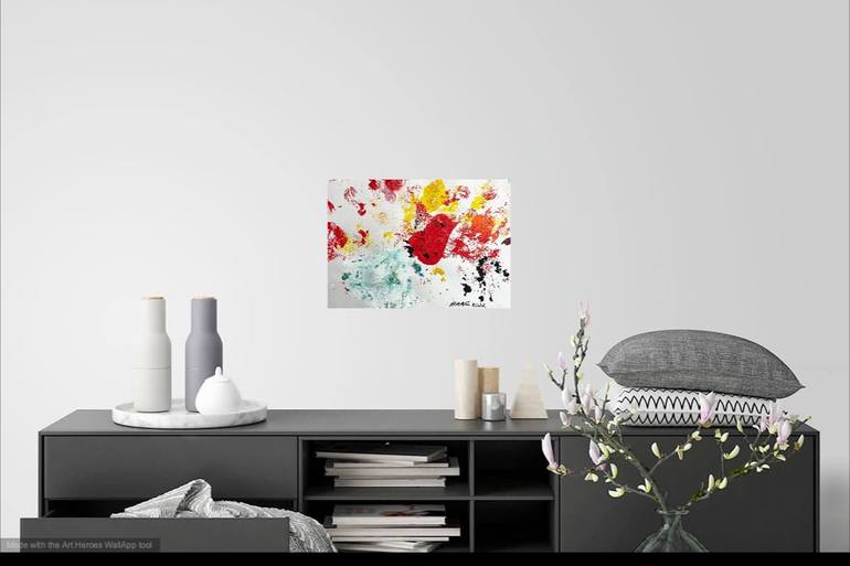 Original Abstract Painting by Christel Haag