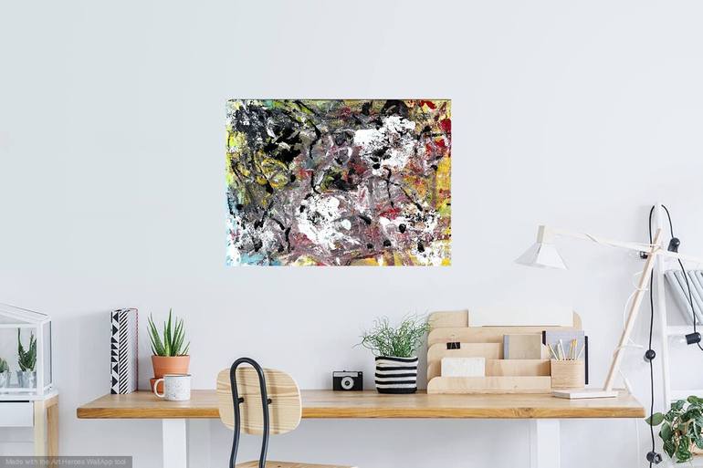 Original Abstract Painting by Christel Haag