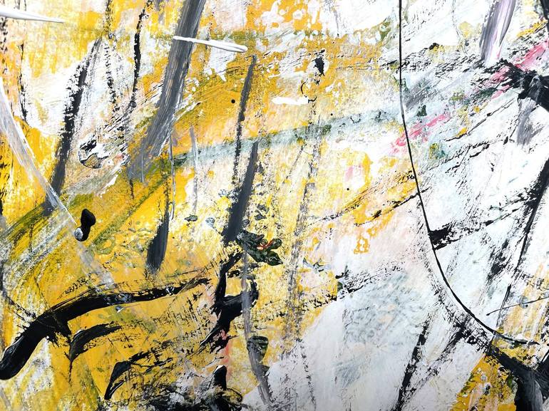 Original Abstract Expressionism Abstract Painting by Christel Haag