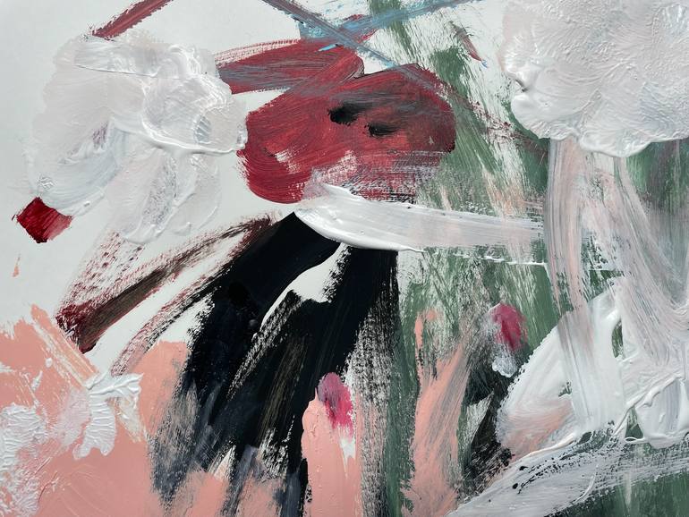 Original Abstract Expressionism Abstract Painting by Christel Haag