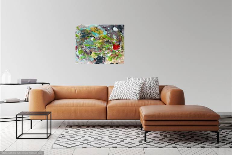 Original Abstract Expressionism Abstract Painting by Christel Haag