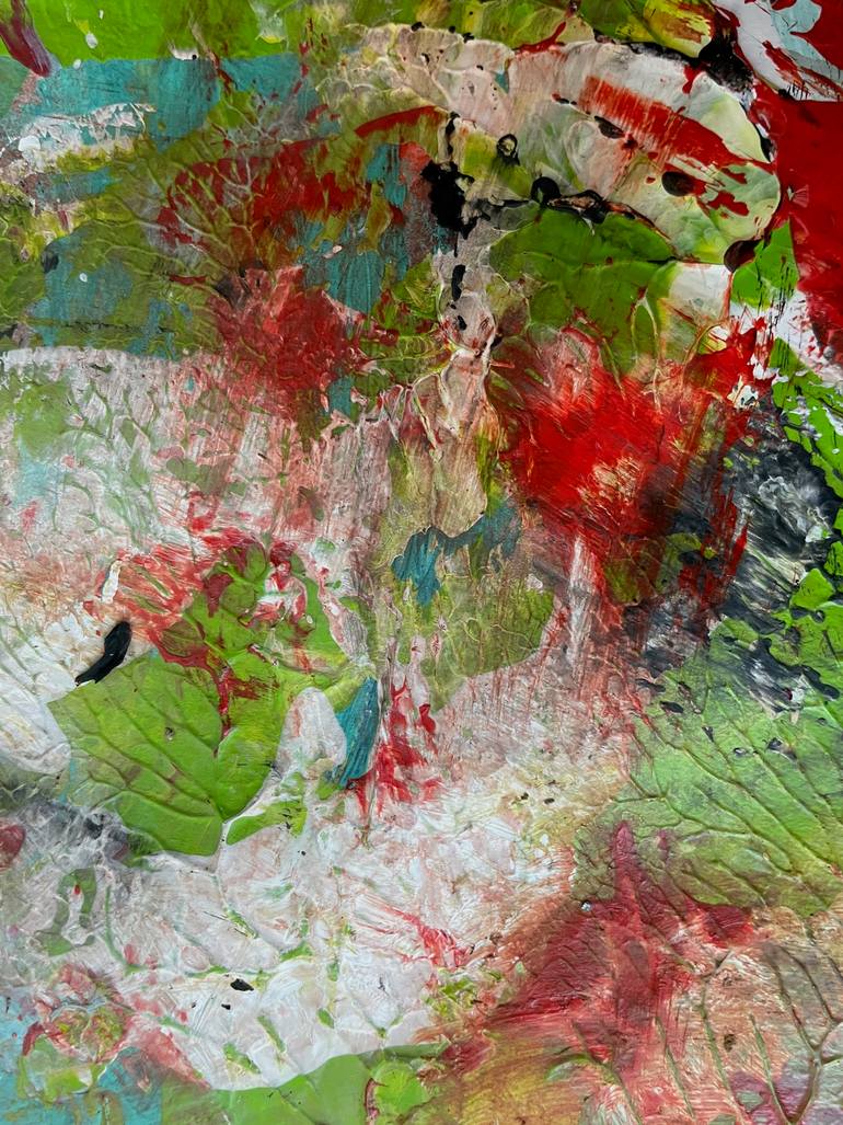 Original Abstract Expressionism Abstract Painting by Christel Haag