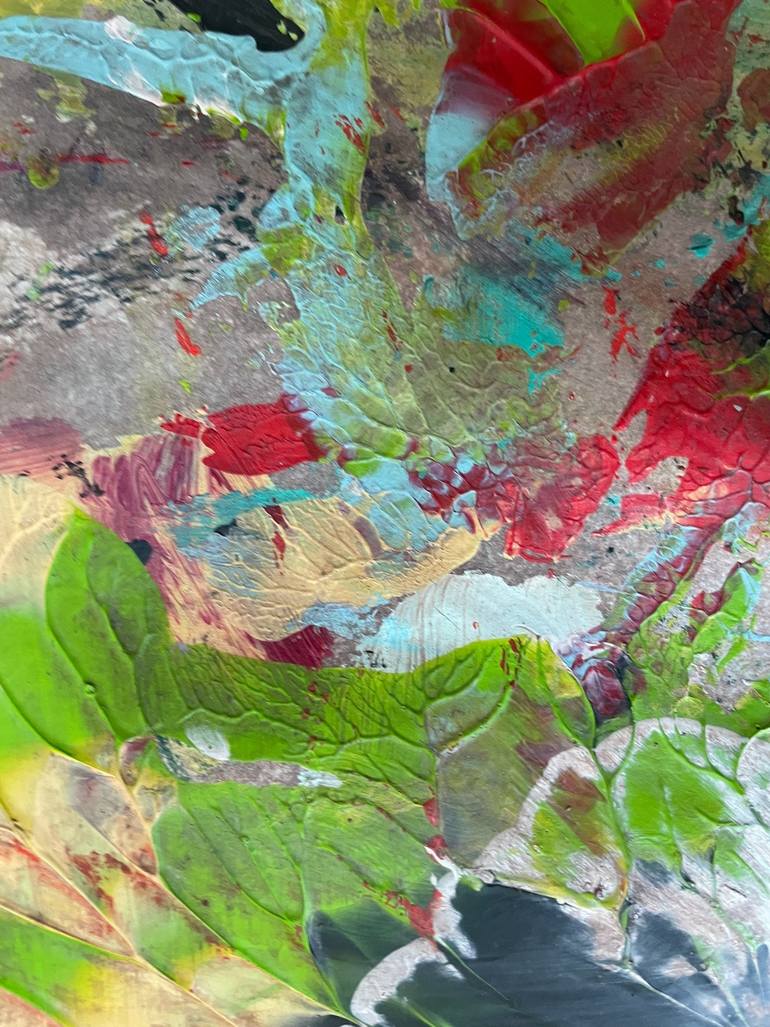 Original Abstract Expressionism Abstract Painting by Christel Haag
