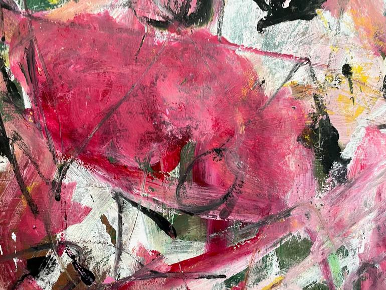 Original Abstract Expressionism Abstract Painting by Christel Haag