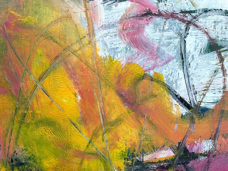 Original Abstract Expressionism Abstract Painting by Christel Haag
