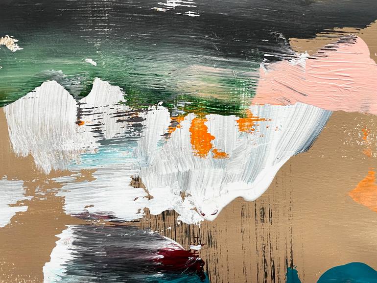 Original Abstract Expressionism Abstract Painting by Christel Haag
