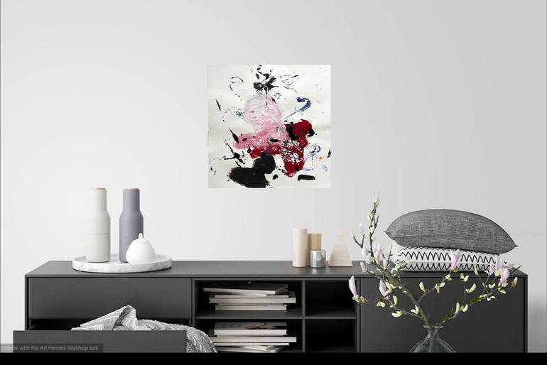 Original Abstract Expressionism Abstract Painting by Christel Haag