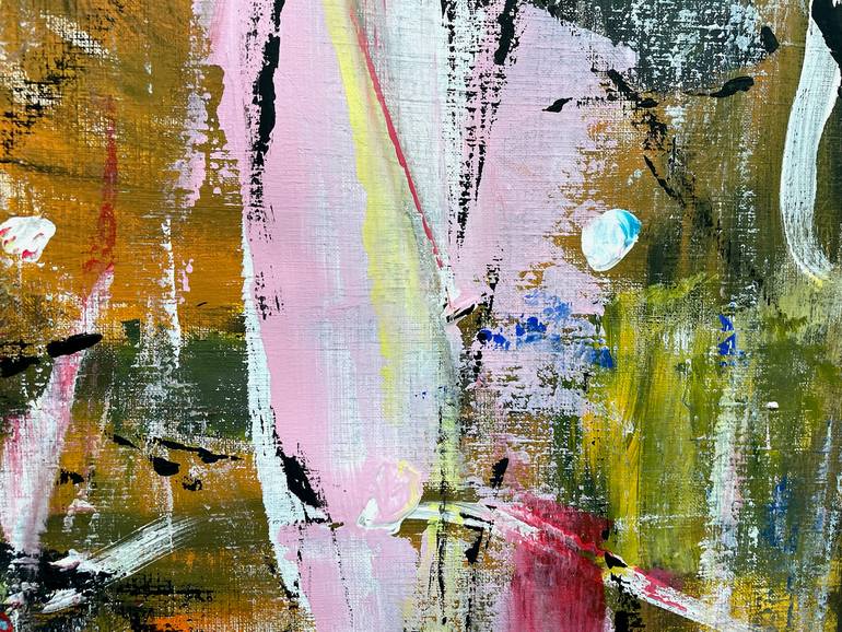 Original Abstract Expressionism Abstract Painting by Christel Haag