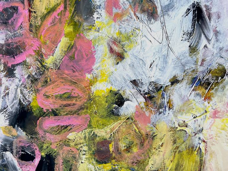 Original Abstract Expressionism Abstract Painting by Christel Haag