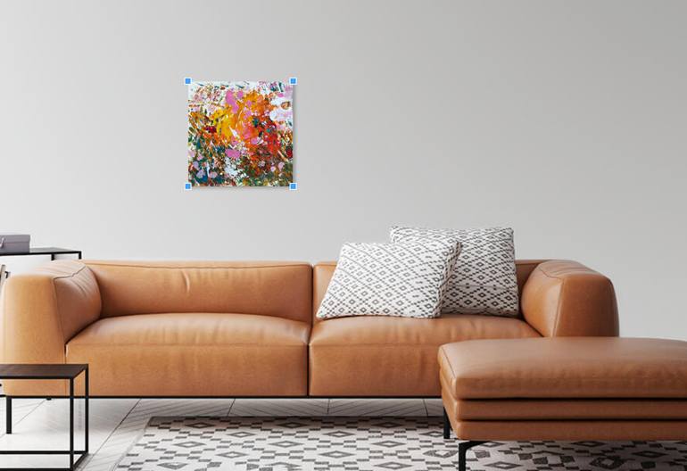 Original Abstract Expressionism Abstract Painting by Christel Haag