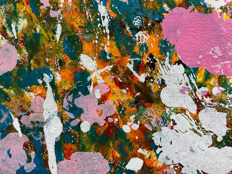 Original Abstract Expressionism Abstract Painting by Christel Haag