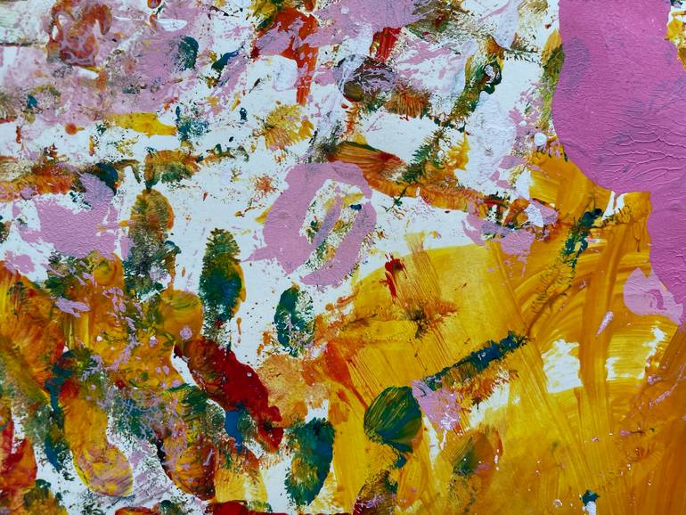 Original Abstract Expressionism Abstract Painting by Christel Haag